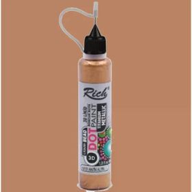 Rich 15131 Dot Paint Titanium Metalik Antik Altın Boncuk Boya