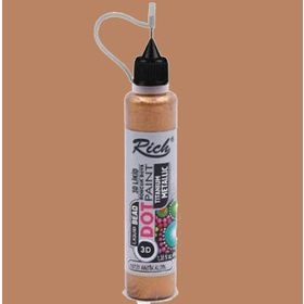 Rich 15131 Dot Paint Titanium Metalik Antik Altın Boncuk Boya