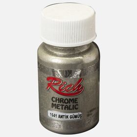 Rich 1541 Antik Gümüş 50 cc Metalik Akrilik Boya