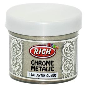 Rich 1541 Antik Gümüş 50 cc Metalik Akrilik Boya