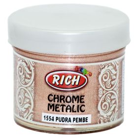 Rich 1554 Pudra Pembe 50 cc Metalik Akrilik Boya