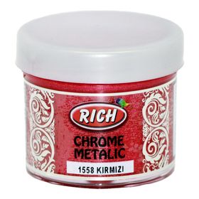 Rıch 1558 Kırmızı 50 cc Metalik Akrilik Kumaş Boyası