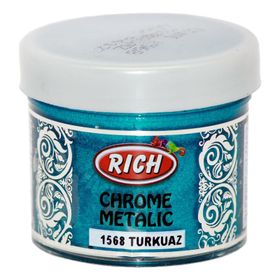 Rıch 1568 Turkuaz Chrome 50 Cc Metalik Akrilik Boya