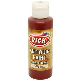 Rich 1612 Akrilik Eskitme Boyası Bordo 120 cc