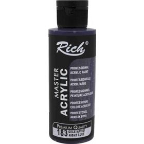 Rich 183 Gece Mavisi 120 cc Akrilik Boya