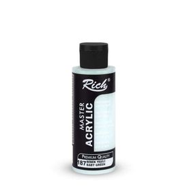Rich 187 Bebek Yeşili 120 cc Master Acrylic Akrilik Boya