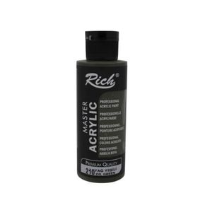 Rich 210 Yağ Yeşili 120 cc Master Acrylic Akrilik Boya