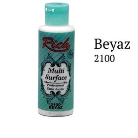 Rich 2100 130 ml Beyaz Multi Akrilik Boya
