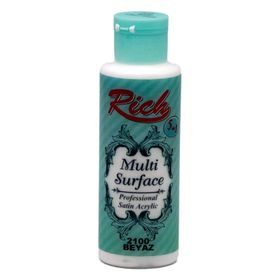Rich 2100 130 ml Beyaz Multi Akrilik Boya