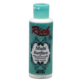 Rich 2100 130 ml Beyaz Multi Akrilik Boya