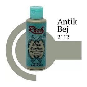 Rich 2112 Antik Bej 120 cc Multi Surface Akrilik Boya