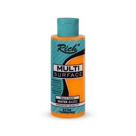 Rich 2134 120 cc Turunç Multi Surface Akrilik Boya