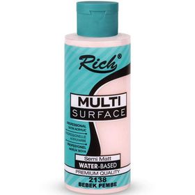 Rich 2138 Bebek Pembe 120 cc Multi Surface Akrilik Boya