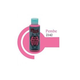 Rich 2142 120 cc Pembe Multi Surface Akrilik Boya