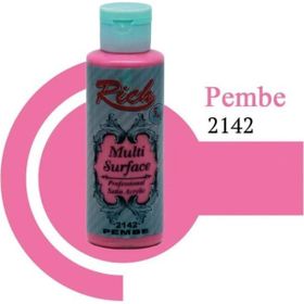 Rich 2142 120 cc Pembe Multi Surface Akrilik Boya