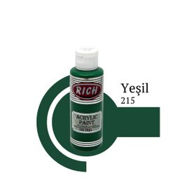 Rich 215 130 cc Yeşil Akrilik Boya