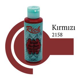 Rich 2158 Kırmızı 130 cc Akrilik Boya