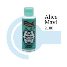 Rich 2180 Alice Mavi 120 cc Multi Surface Akrilik Boya