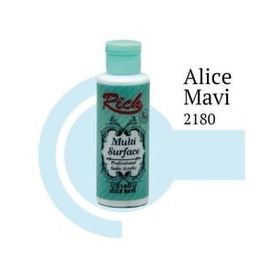 Rich 2180 Alice Mavi 120 cc Multi Surface Akrilik Boya