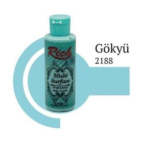 Rich 2188 Gökyüzü 120 cc Multi Surface Akrilik Boya
