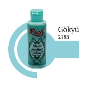 Rich 2188 Gökyüzü 120 cc Multi Surface Akrilik Boya