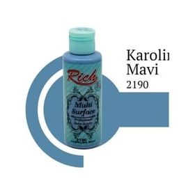 Rich 2190 Karolina Mavi 120 cc Multi Surface Akrilik Boya