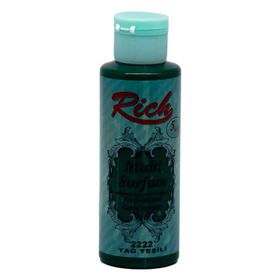 Rich 2222 Yağ Yeşili 120 cc Akrilik Boya