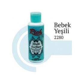 Rich 2280 Bebek Yeşil 120 cc Multi Surface Akrilik Boya