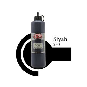 Rich 230 Siyah 500 cc Akrilik Boya