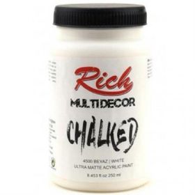 Rich 250 cc Beyaz Multi Decor Chalked Hobi Boyası