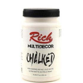 Rich 250 cc Eskimiş Beyaz Multi Decor Chalked Hobi Boyası