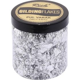 Rich 250 cc Gümüş Gilding Flakes Pul Varak