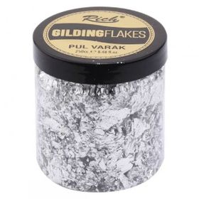 Rich 250 cc Gümüş Gilding Flakes Pul Varak