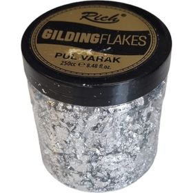 Rich 250 cc Gümüş Gilding Flakes Pul Varak