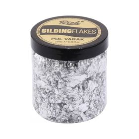Rich 250 cc Gümüş Gilding Flakes Pul Varak
