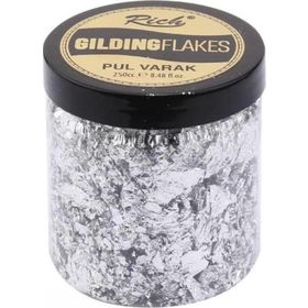 Rich 250 cc Gümüş Gilding Flakes Pul Varak