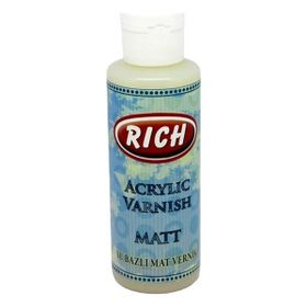 Rich 2522 High Gloss 120 cc Su Bazlı Mat Vernik