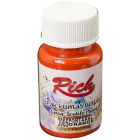 Rich 3005 Portakal Opak 50 cc Kumaş Boyası