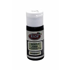 Rich 30cc Siyah Akrilik Boya
