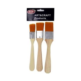 Rich 3'lü Sarı Kıl Ekonomik Set Fırça