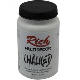 Rich 4502 Multi Decor Chalked Antik Beyaz 250 ml Akrilik Boya