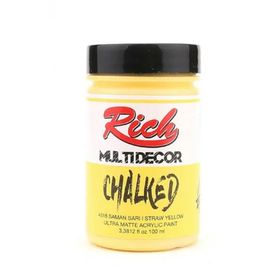 Rich 4516 Saman Sarı 100 ml Multi Decor Chalked Akrilik Boya