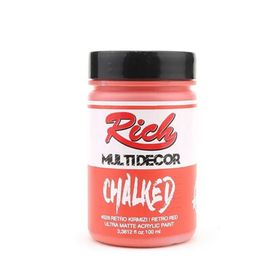 Rich 4528 Retro Kırmızı 100 ml Multi Decor Chalked Akrilik Boya