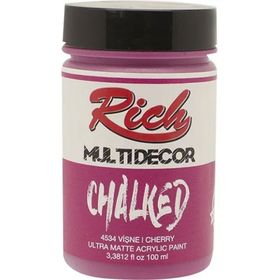 Rich 4534 Vişne 100 ml Multi Decor Chalked Akrilik Boya