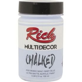 Rich 4548 Ege Mavi 100 ml Multi Decor Chalked Akrilik Boya