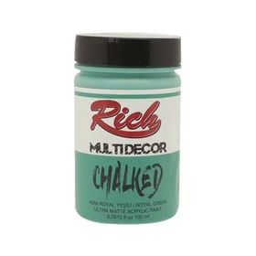 Rich 4566 Royal Yeşili 100 ml Multi Decor Chalked Akrilik Boya