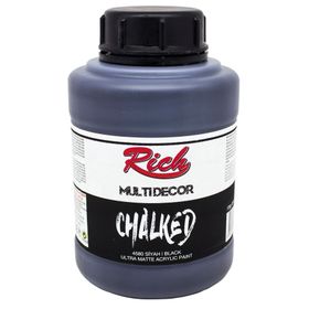 Rich 4580 Siyah 1750 gr Akrilik Boya