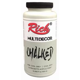 Rich 4598 Cool Grey 500 ml Multi Decor Chalked Akrilik Boya