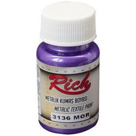 Rich 50 cc Mor Chrome Metalik Hobi Boyası
