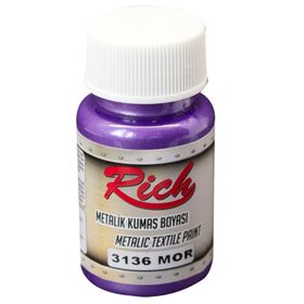 Rich 50 cc Mor Chrome Metalik Hobi Boyası